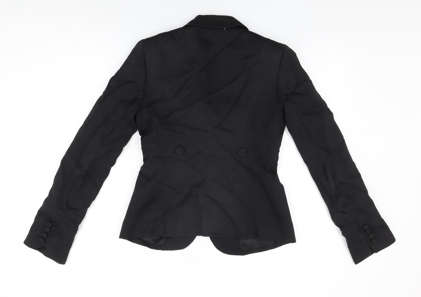 Joseph Womens Black Jacket Blazer Size 10 Button