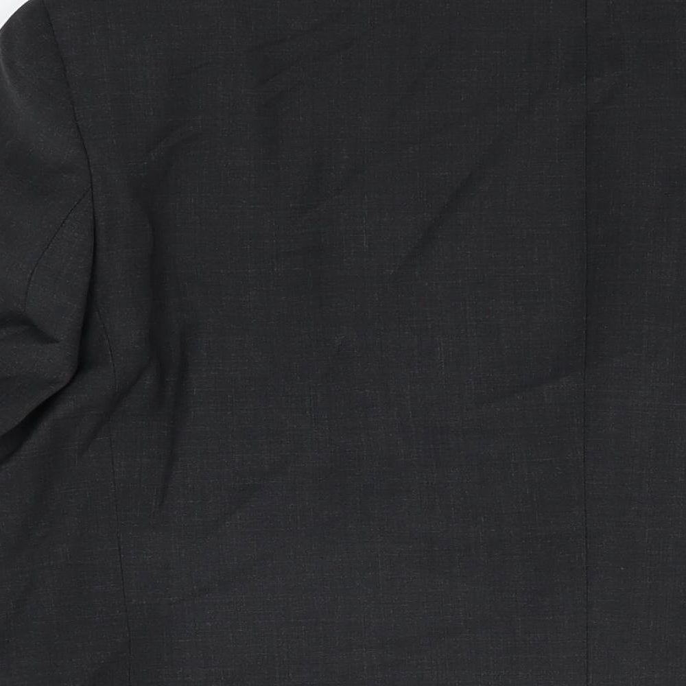 Marks and Spencer Mens Black Wool Jacket Suit Jacket Size 48 Regular