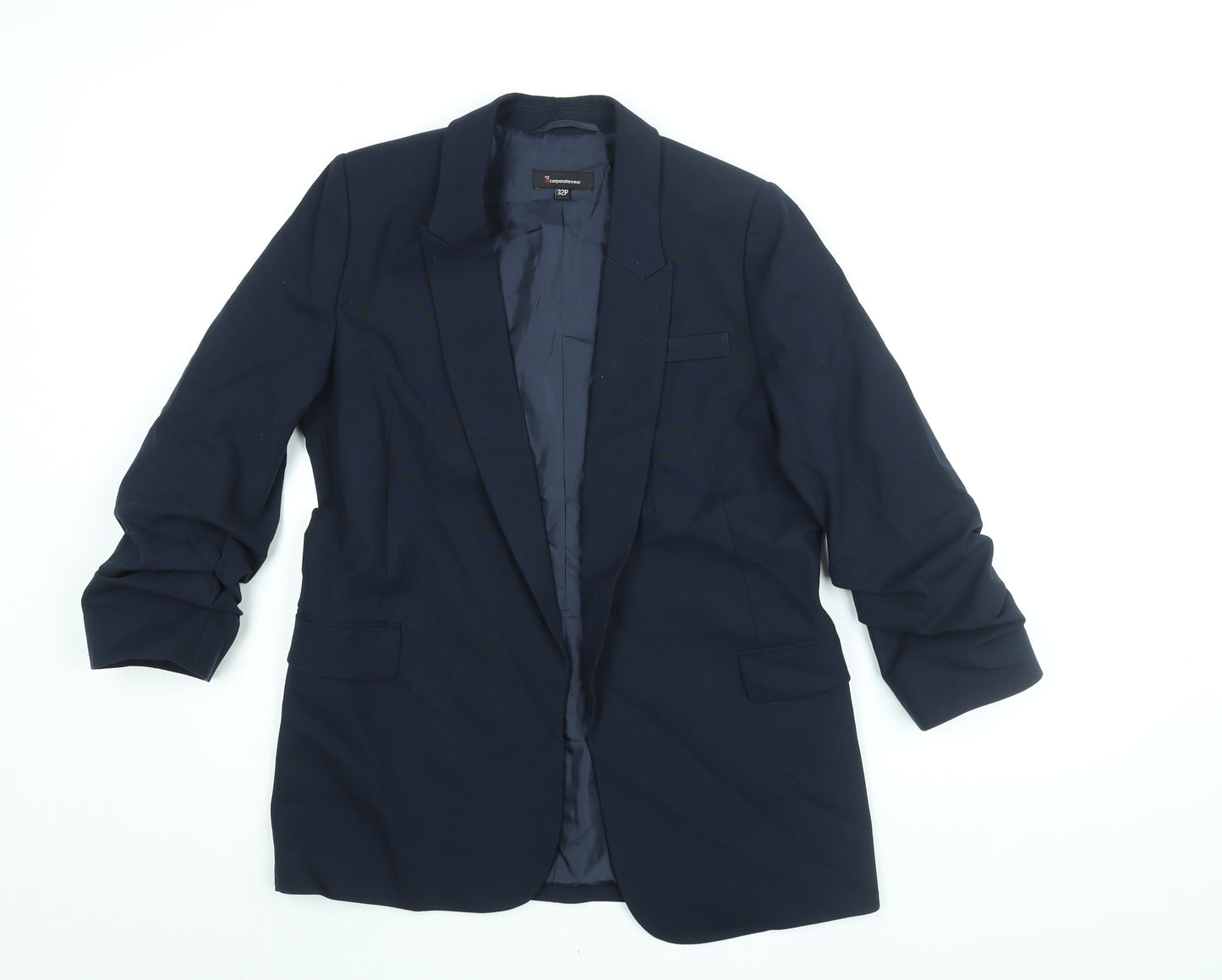 Marks and Spencer Womens Blue Jacket Blazer Size 4