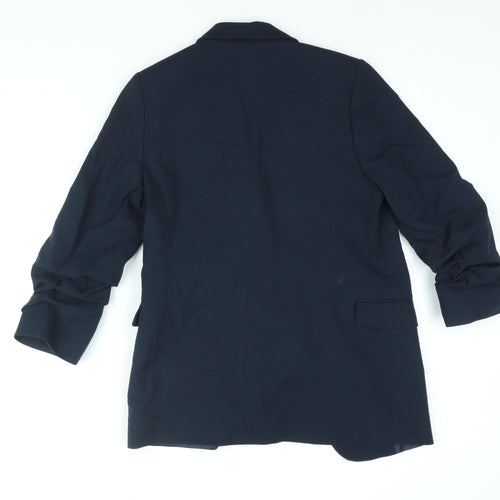 Marks and Spencer Womens Blue Jacket Blazer Size 4