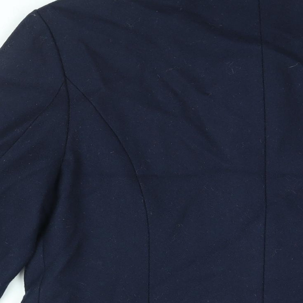 Dickins & Jones Womens Blue Jacket Coat Size 12 Snap