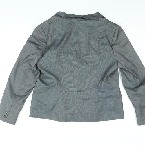 Debenhams Womens Grey Jacket Blazer Size 18 Button