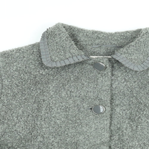 Marks and Spencer Womens Grey Jacket Size 16 Button