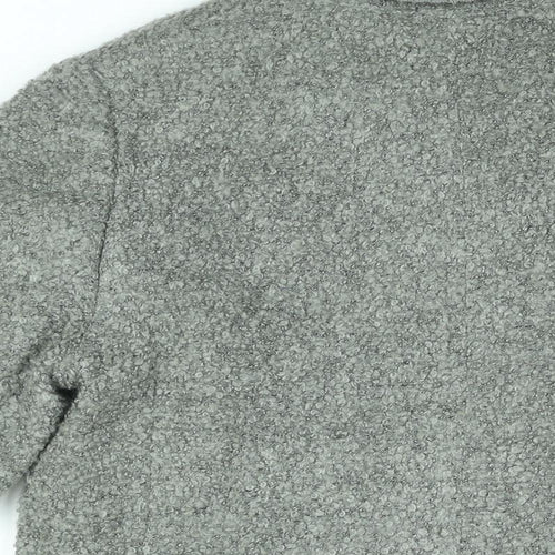 Marks and Spencer Womens Grey Jacket Size 16 Button