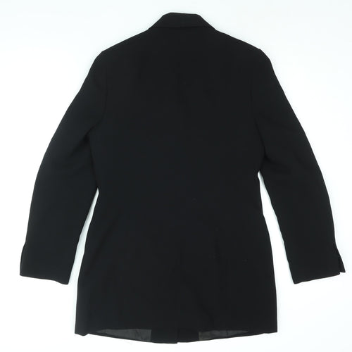 Ana Sousa Womens Black Jacket Blazer Size 10 Snap