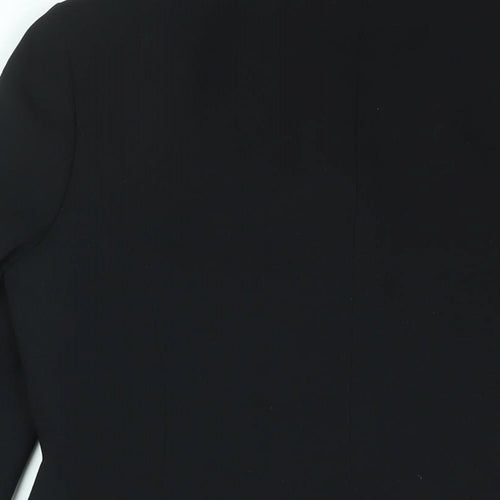 Ana Sousa Womens Black Jacket Blazer Size 10 Snap