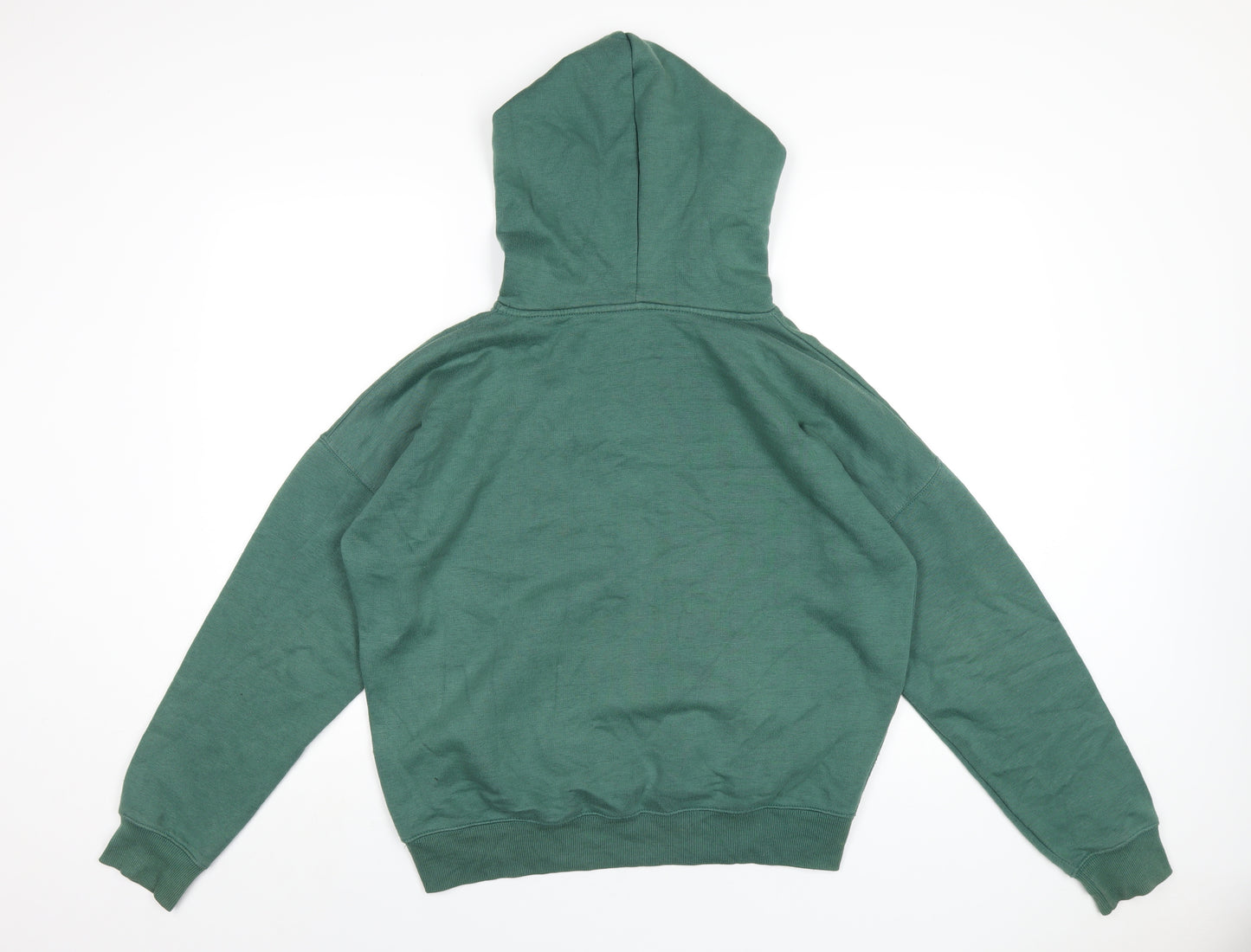 New Look Womens Green Polyester Pullover Hoodie Size 10 Pullover