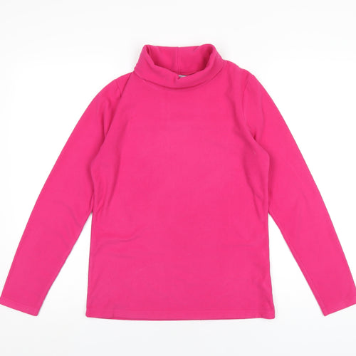 Bossini Womens Pink Polyester Pullover Sweatshirt Size M Pullover