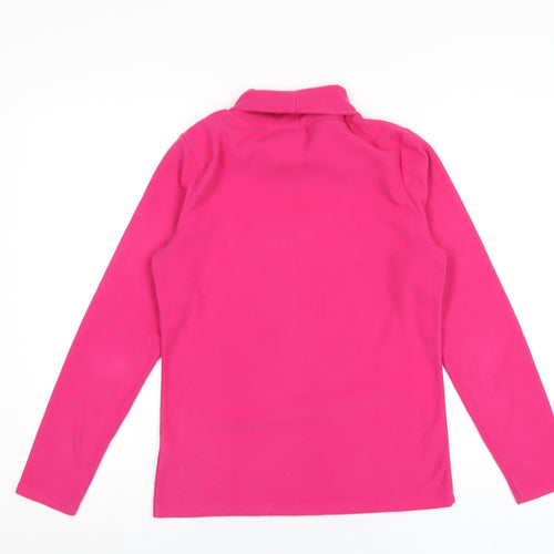 Bossini Womens Pink Polyester Pullover Sweatshirt Size M Pullover