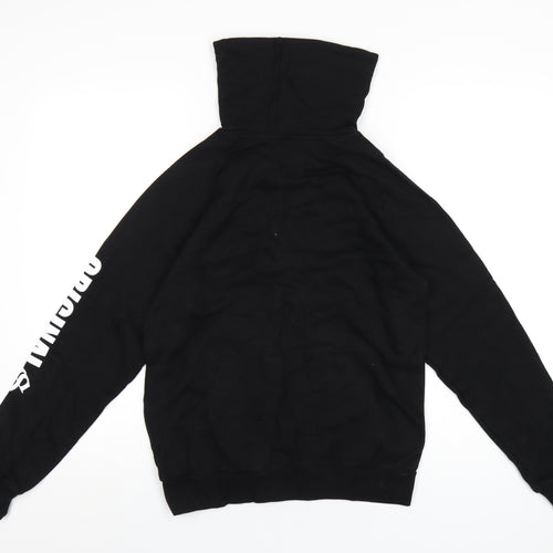H&M Boys Black Cotton Pullover Hoodie Size 12-13 Years Pullover