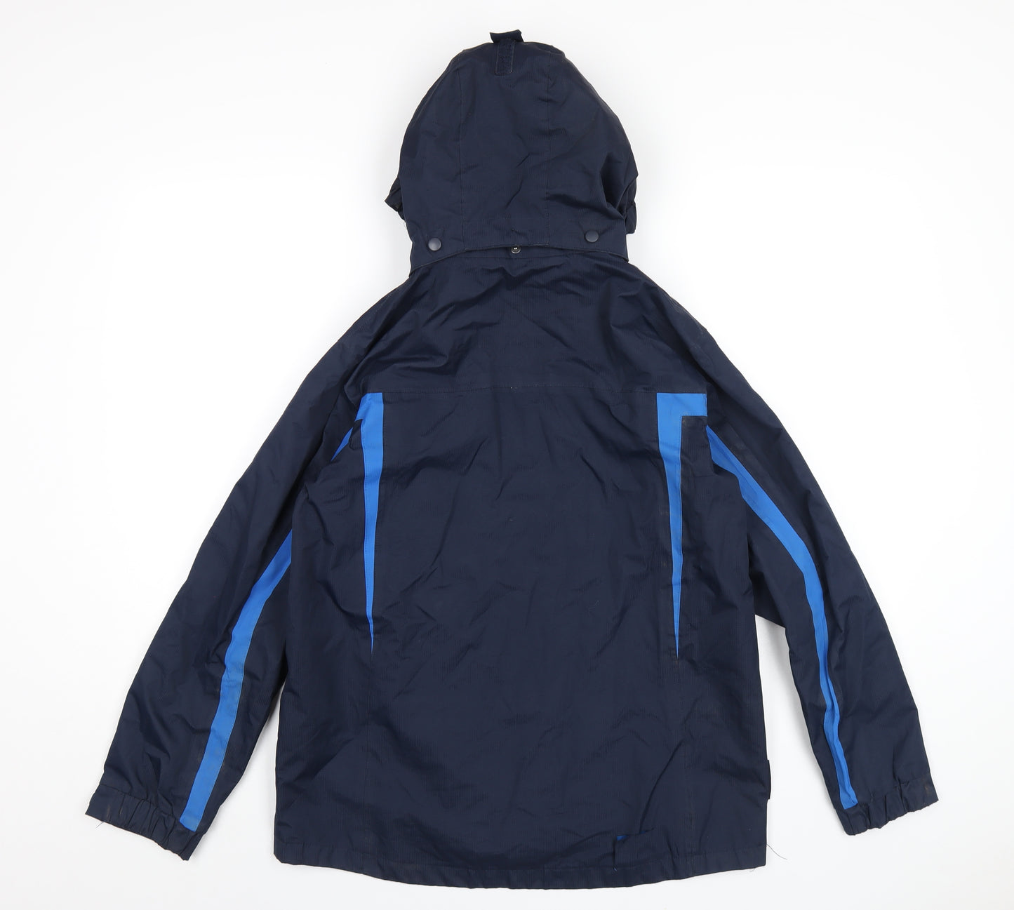 Mountain Warehouse Boys Blue Rain Coat Coat Size 13 Years Zip