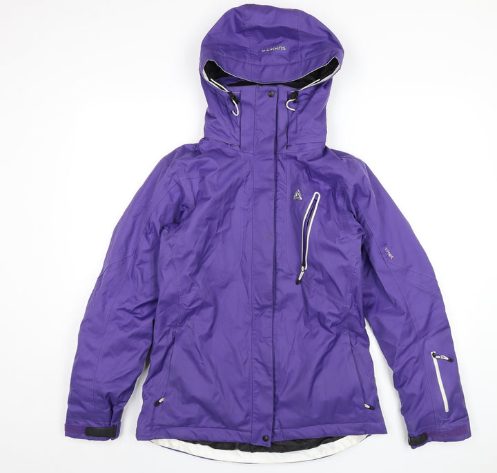 Summit Womens Purple Rain Coat Coat Size 12 Zip