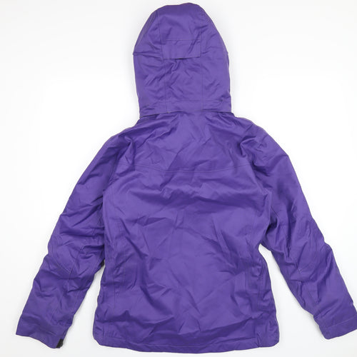 Summit Womens Purple Rain Coat Coat Size 12 Zip
