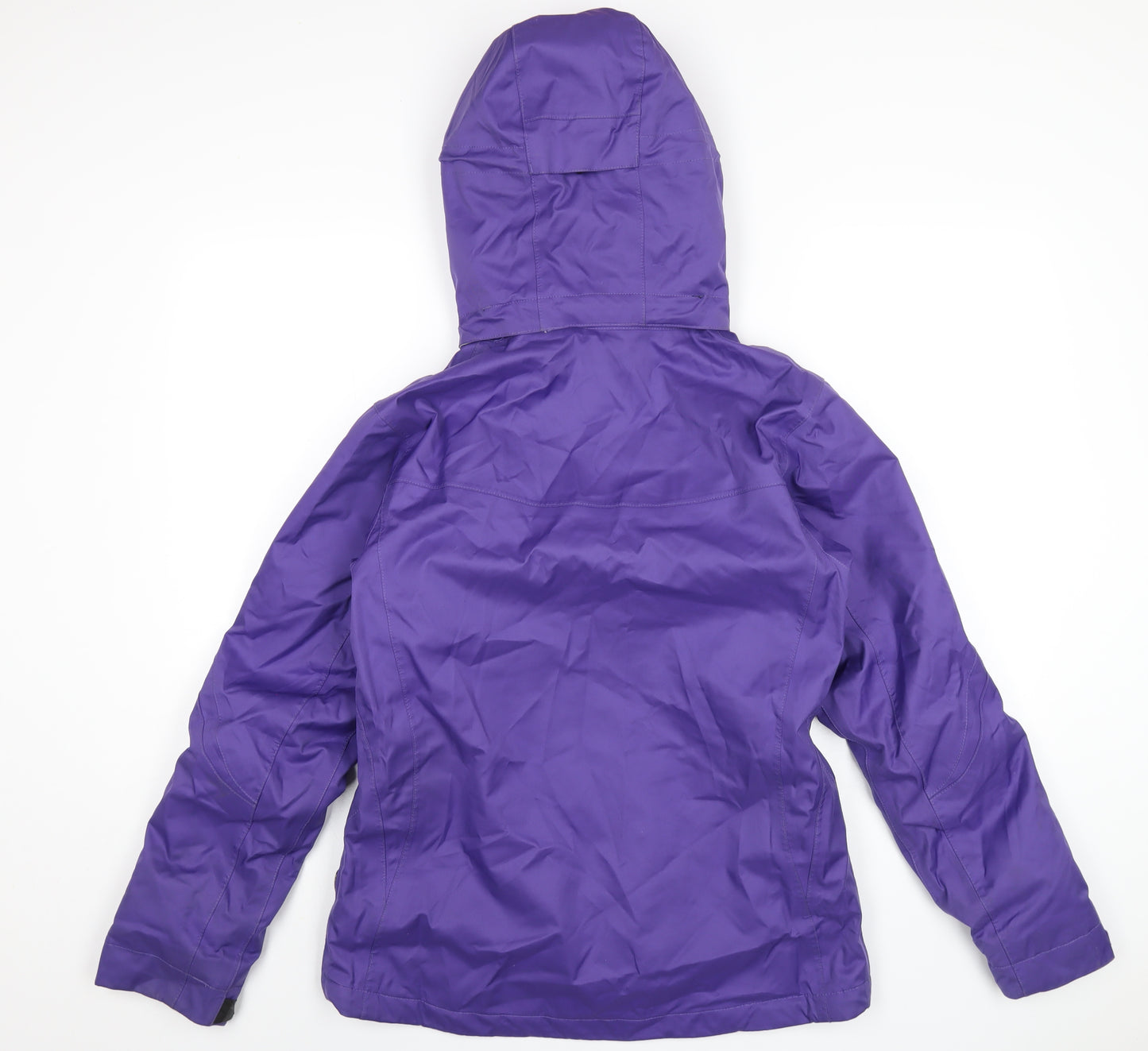 Summit Womens Purple Rain Coat Coat Size 12 Zip