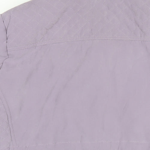 EWM Womens Purple Jacket Coat Size 18 Zip