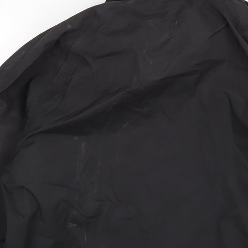 Regatta Mens Black Rain Coat Coat Size S Zip