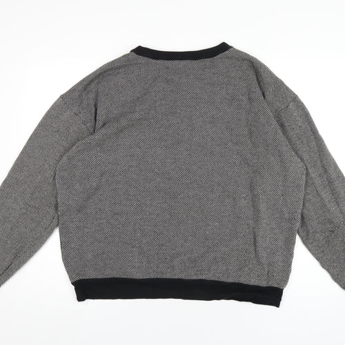 American Apparel Womens Grey Cotton Pullover Sweatshirt Size M Pullover