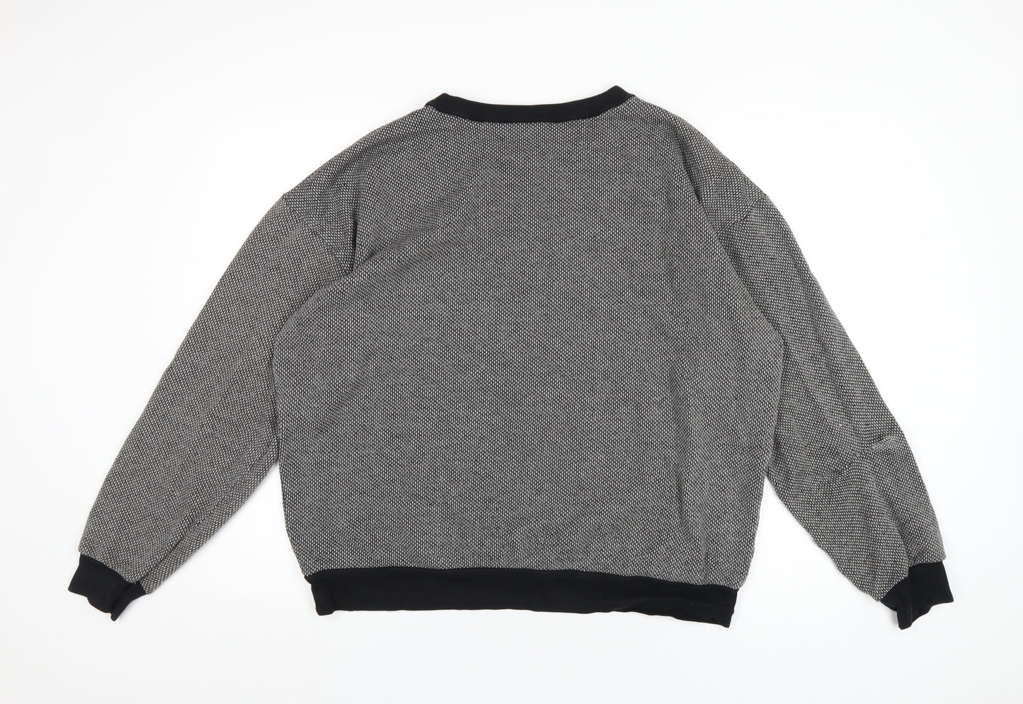 American Apparel Womens Grey Cotton Pullover Sweatshirt Size M Pullover
