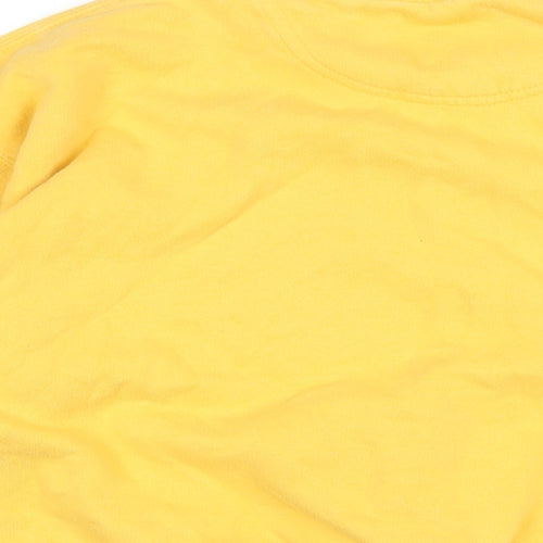 Polar Womens Yellow Cotton Pullover Sweatshirt Size S Pullover - Alaska