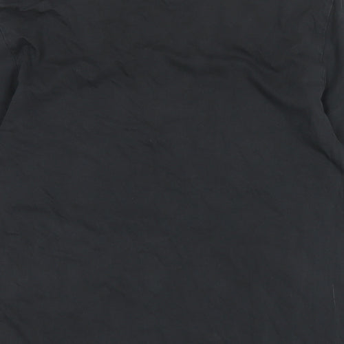 Levi's Womens Black Cotton Basic T-Shirt Size XS Round Neck