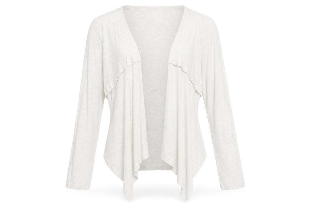 Gap Womens Ivory V-Neck Cotton Cardigan Jumper Size L