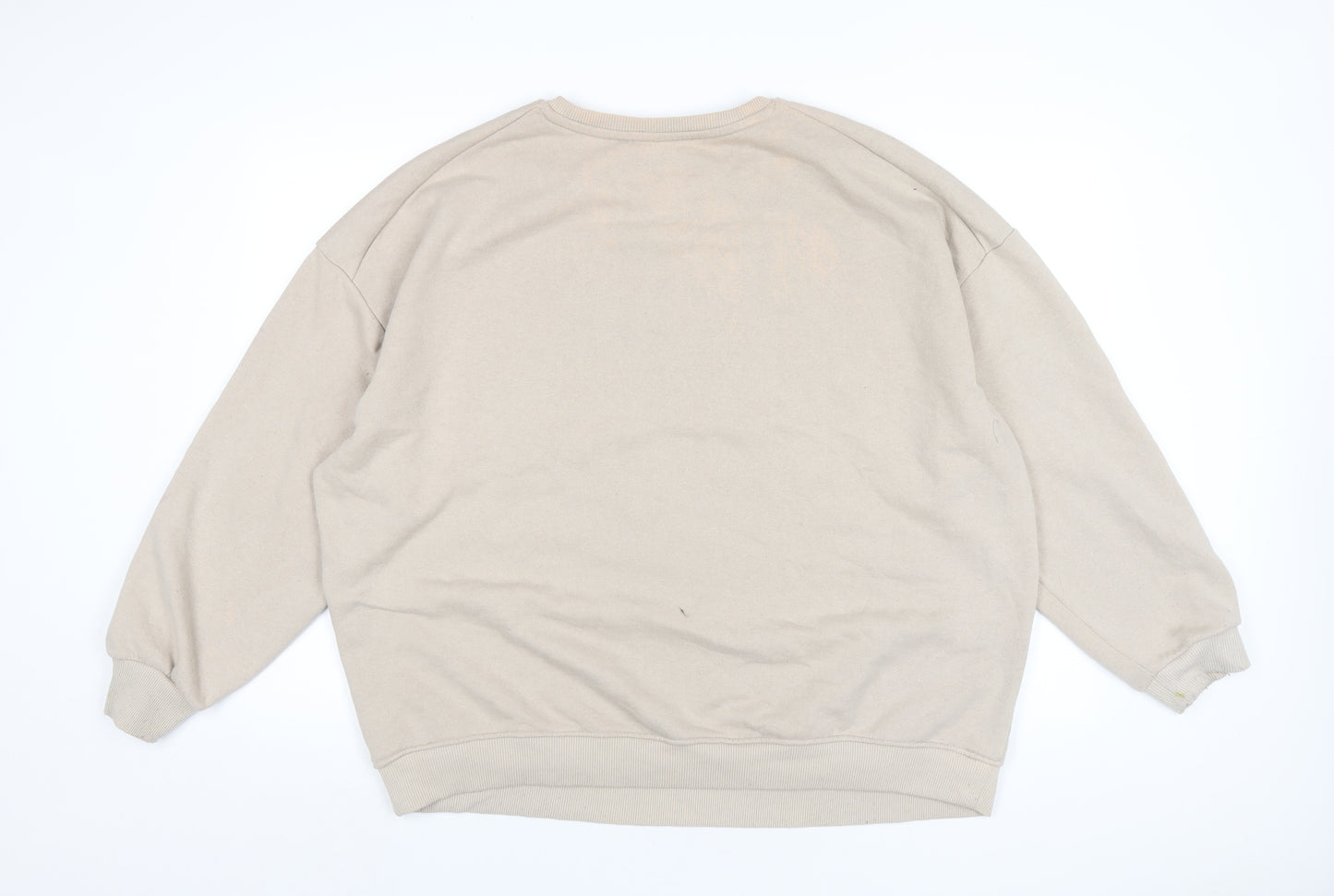 Vincent Van Gogh Mens Beige Polyester Pullover Sweatshirt Size XL - Vincent Van Gogh Irises, 1890