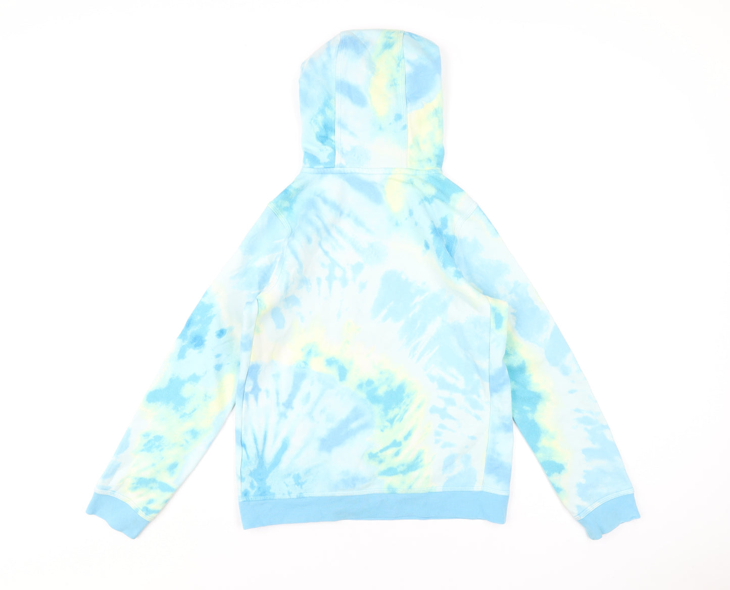 Nike Boys Blue Cotton Pullover Hoodie Size L Pullover - Tie Dye