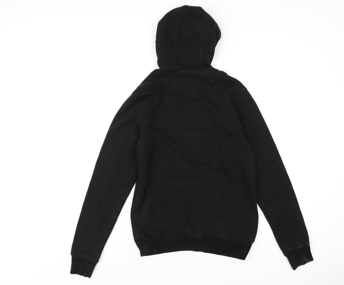 Stranger Things Womens Black Cotton Pullover Hoodie Size S Pullover