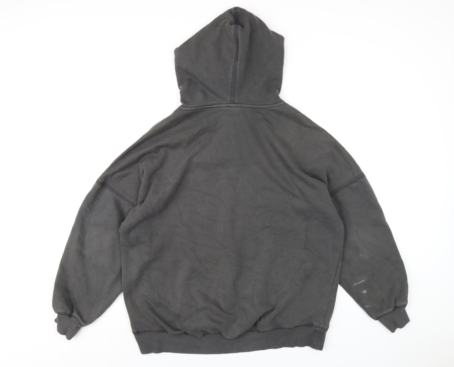 Coca-Cola Mens Grey Cotton Pullover Hoodie Size S