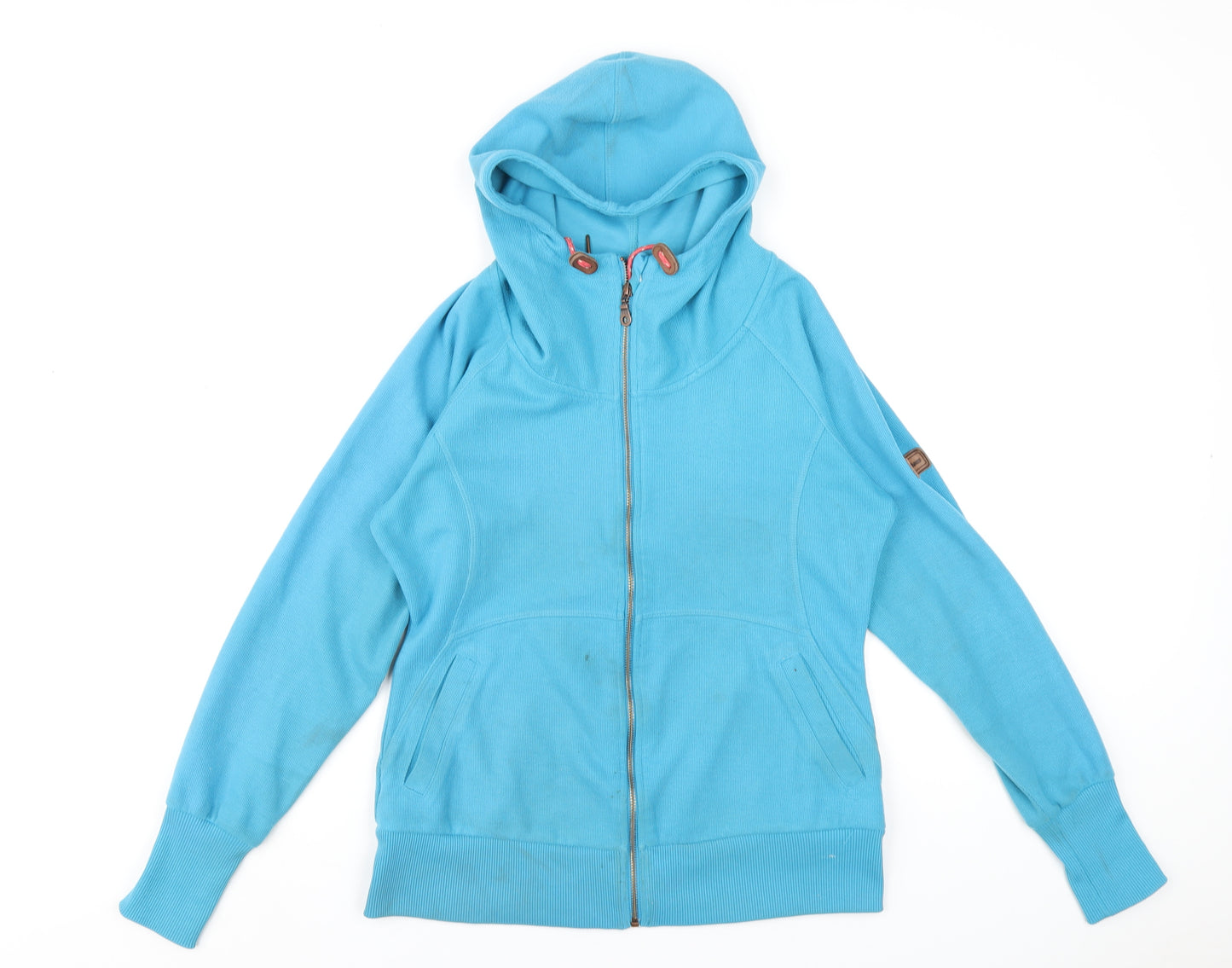 Berghaus Womens Blue Polyester Full Zip Hoodie Size 12 Zip