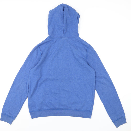 Abercrombie & Fitch Boys Blue Cotton Pullover Hoodie Size 16 Years Pullover