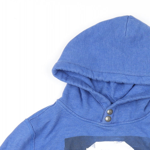 Abercrombie & Fitch Boys Blue Cotton Pullover Hoodie Size 16 Years Pullover