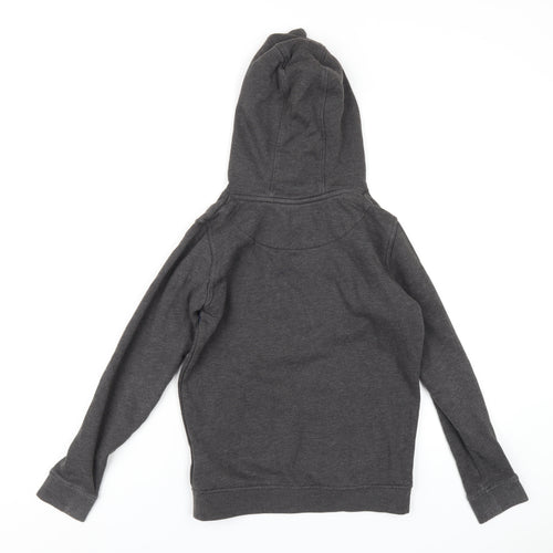 Original Penguin Boys Grey Cotton Pullover Hoodie Size 10-11 Years Pullover