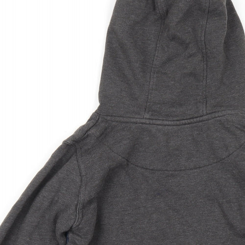 Original Penguin Boys Grey Cotton Pullover Hoodie Size 10-11 Years Pullover