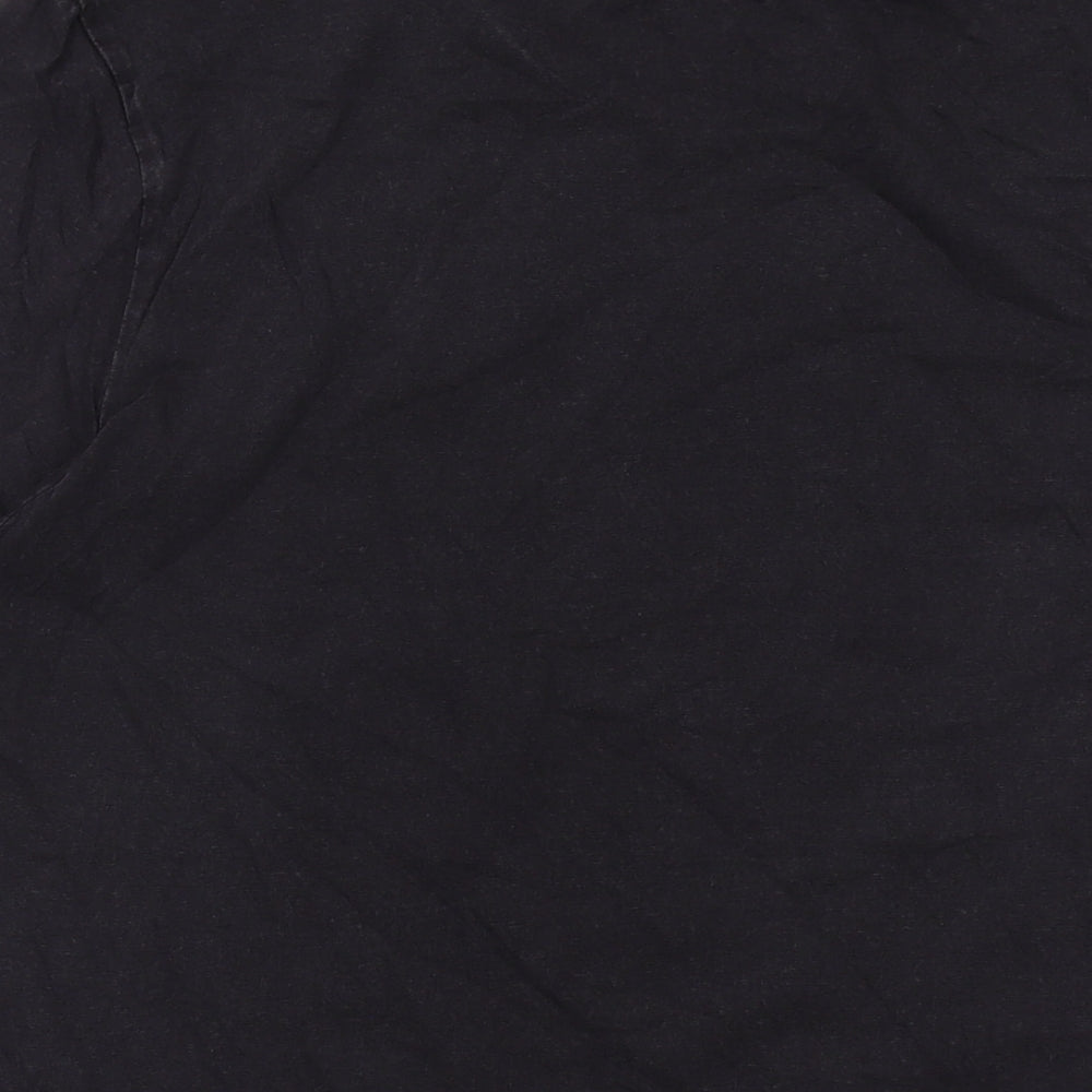 Queen Mens Grey Cotton T-Shirt Size L Crew Neck