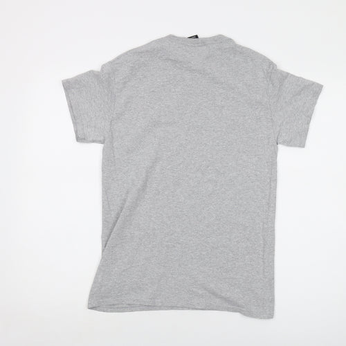 Thrasher Mens Grey Cotton T-Shirt Size S Crew Neck