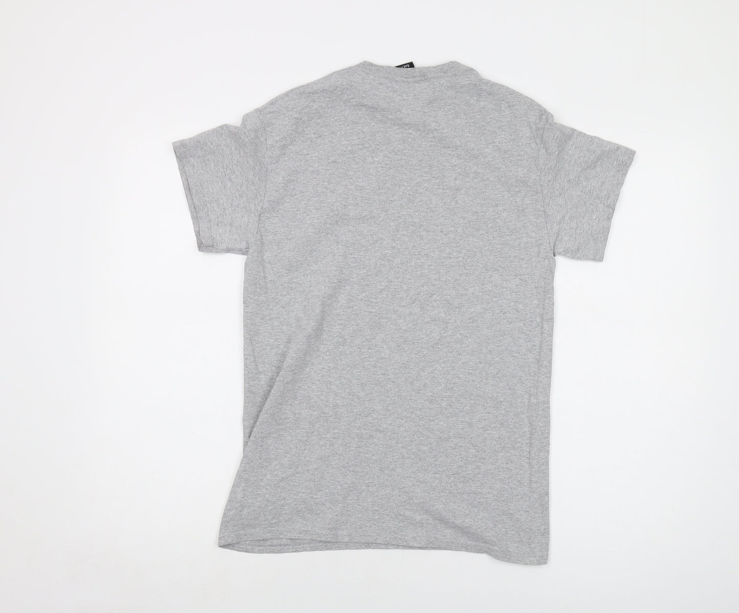 Thrasher Mens Grey Cotton T-Shirt Size S Crew Neck