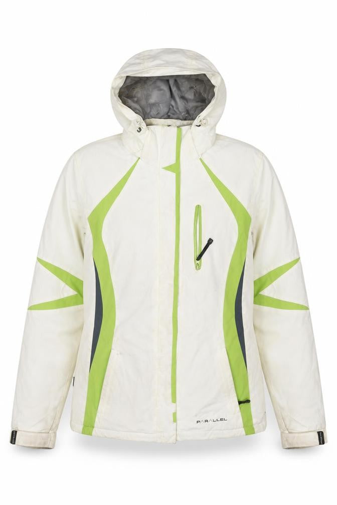 Parallel Womens Ivory Jacket Size 12 Zip
