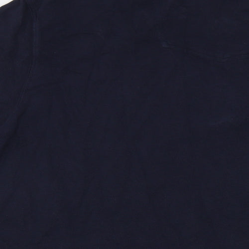 Fat Face Mens Blue Cotton Polo Size 3XL Collared Button