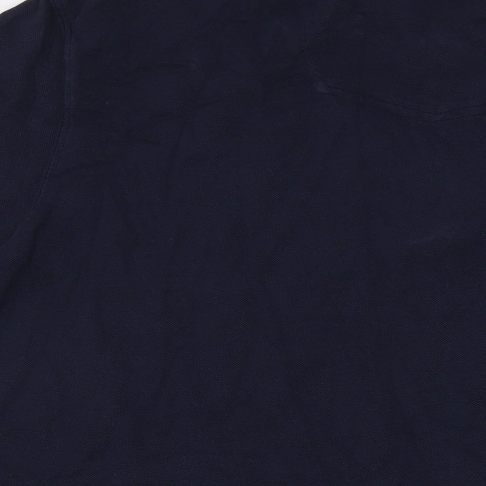 Fat Face Mens Blue Cotton Polo Size 3XL Collared Button