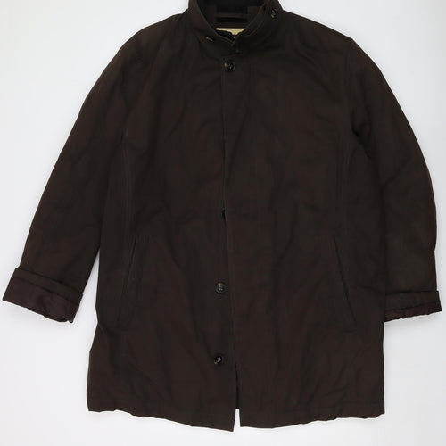 Collezione Mens Brown Jacket Size M Zip