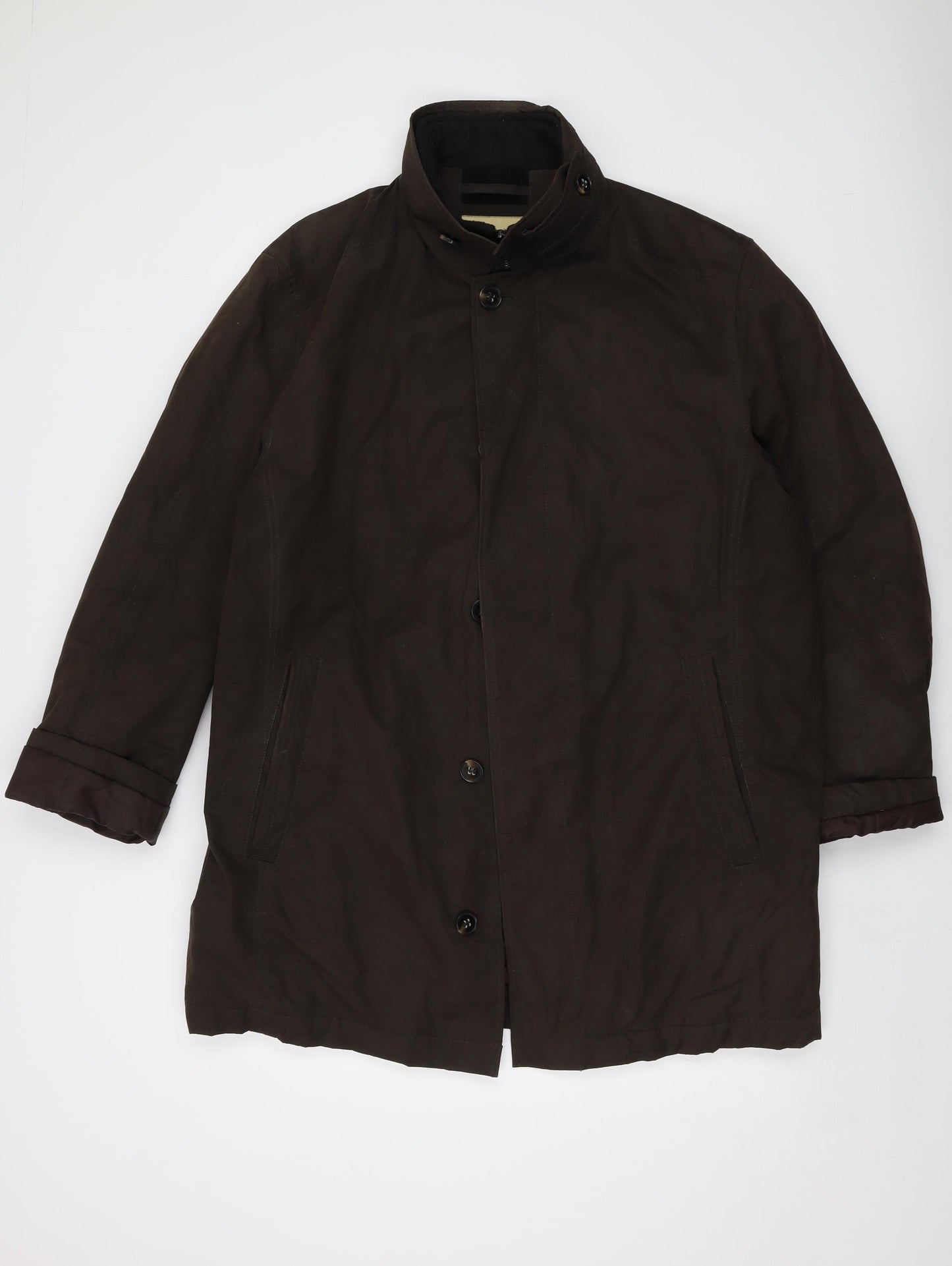 Collezione Mens Brown Jacket Size M Zip