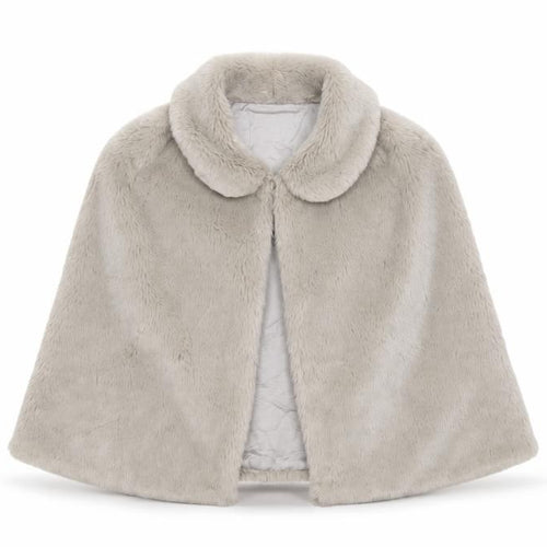The Little White Company Girls Grey Jacket Size 7-8 Years Button