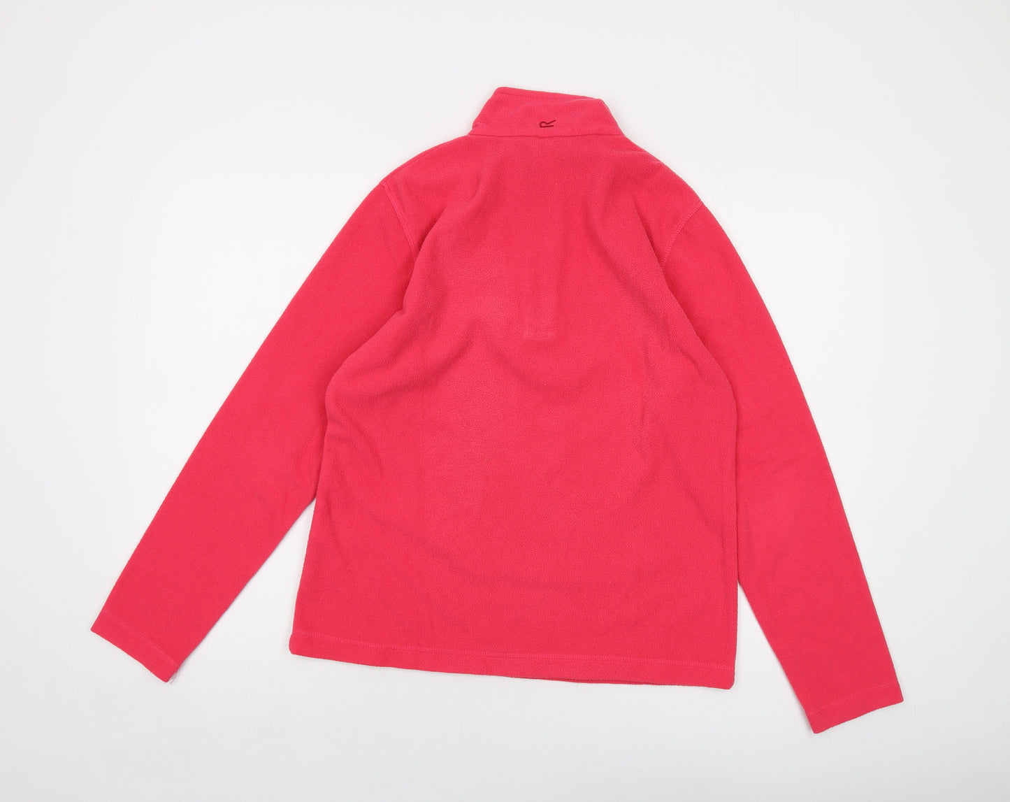 Regatta Womens Pink Polyester Pullover Sweatshirt Size 10 Zip