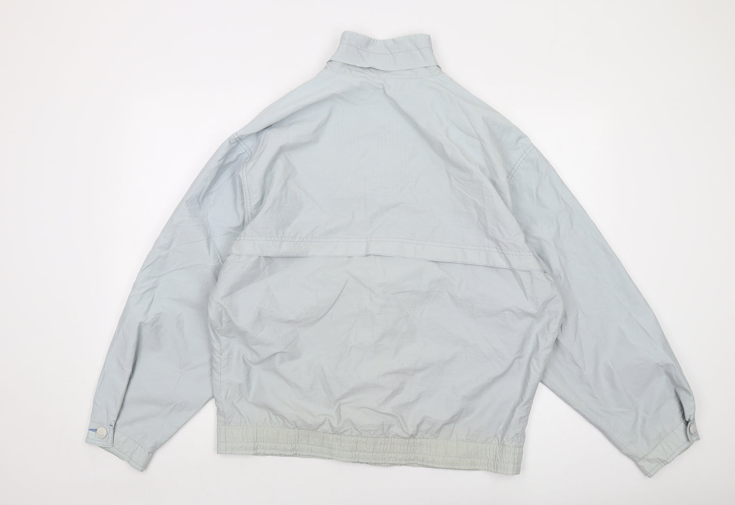 St Michael Mens Blue Jacket Size M Zip - Vintage