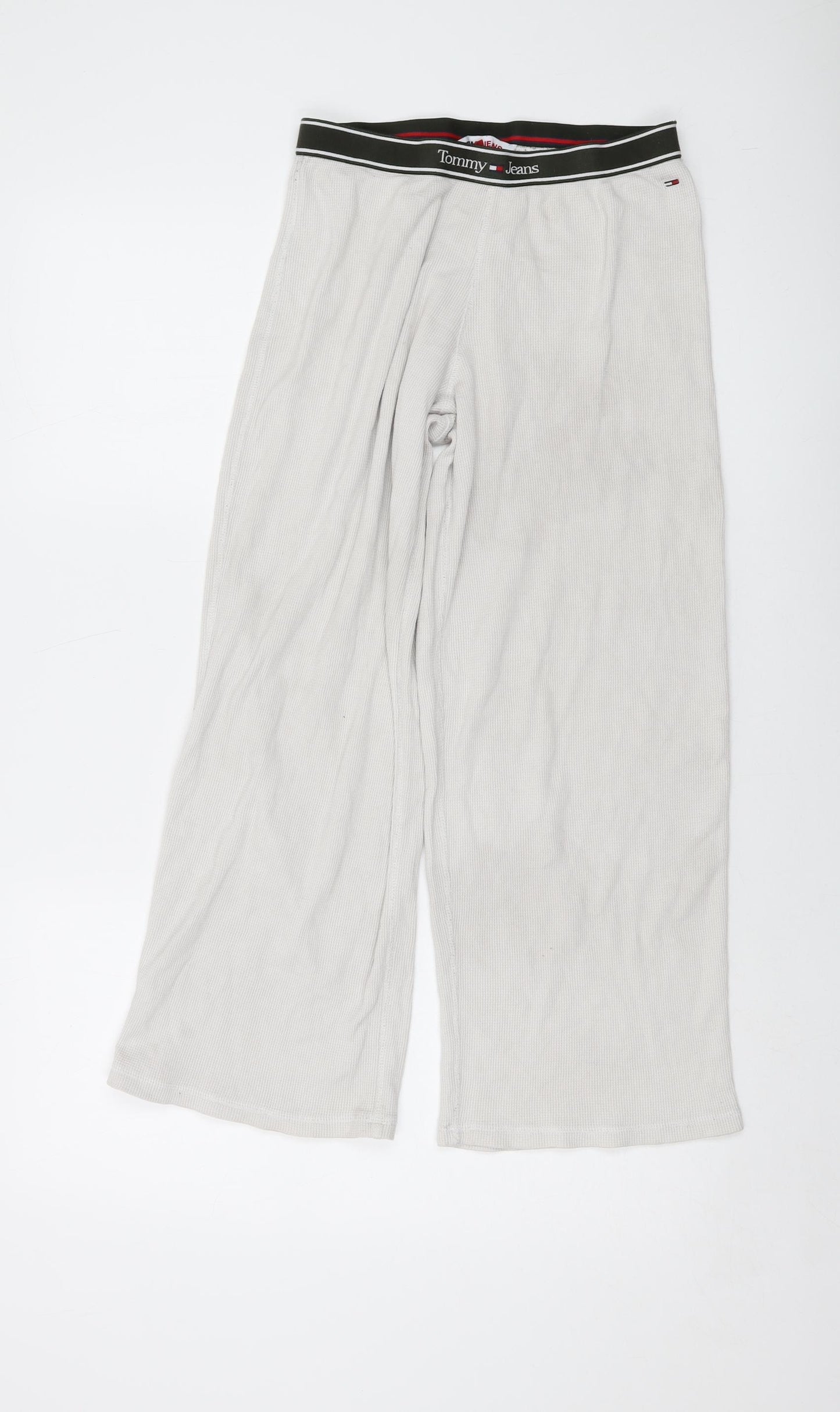 Tommy Hilfiger Womens Ivory Cotton Trousers Size XS L25 in Regular