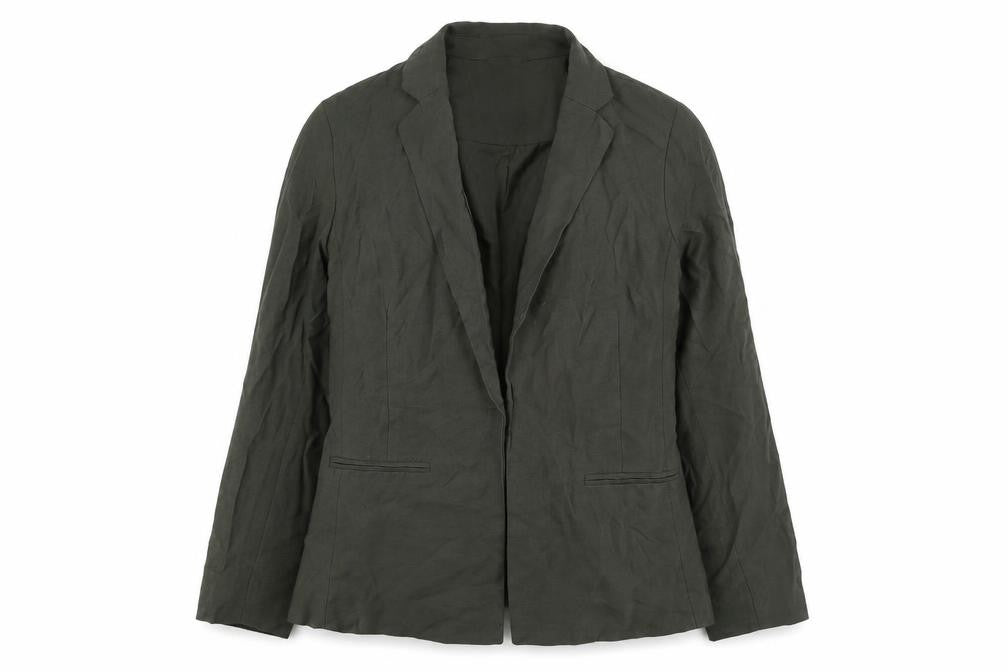 Front view of LC Lauren Conrad women’s green jacket, size S