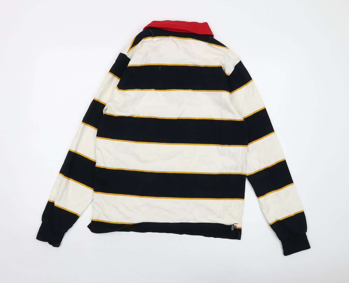 Marshall Artist Mens Multicoloured Striped Cotton Pullover Sweatshirt Size M
