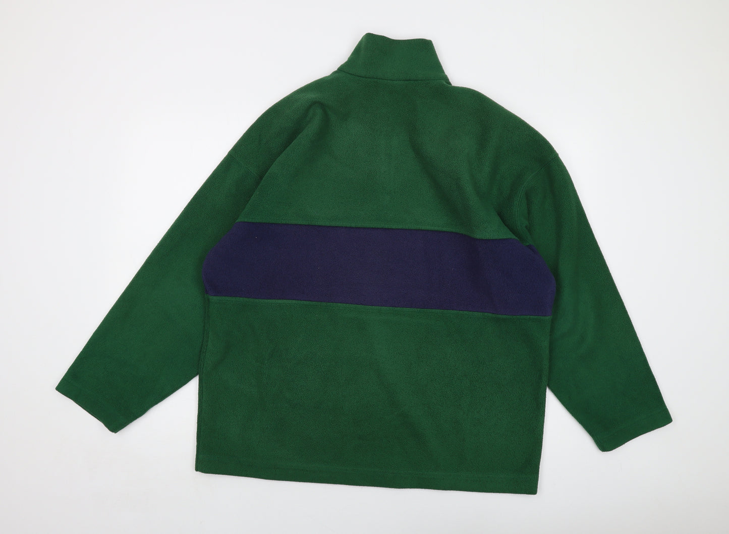 Helly Hansen Mens Green Polyester Pullover Sweatshirt Size S - Vintage