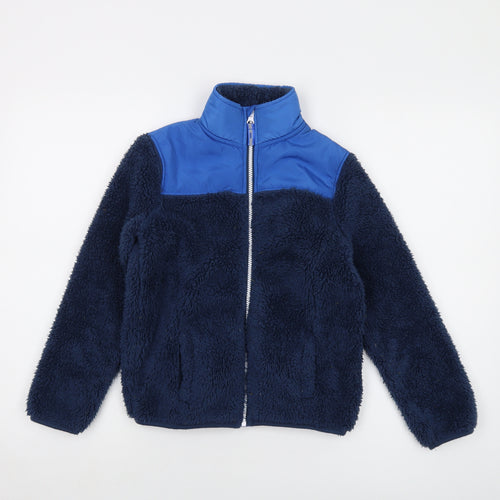 Mountain Warehouse Boys Blue Jacket Size 9-10 Years Zip